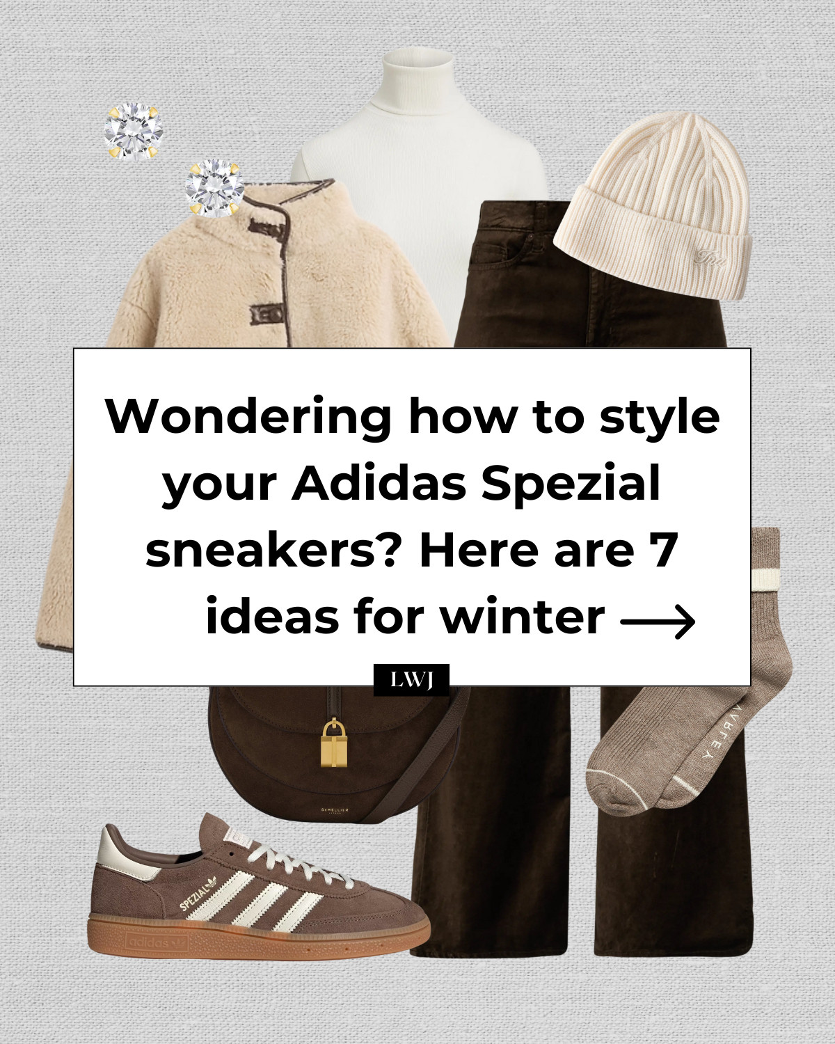 7 ways to style sneakers for winter 

winter outfit / holiday outfits for women / adidas handball spezial sneakers / casual style / cozy style  

 

#LTKHoliday #LTKootd