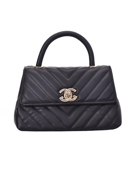 'Harper' Chevron Top Handle Bag (5 Colors) | Goodnight Macaroon