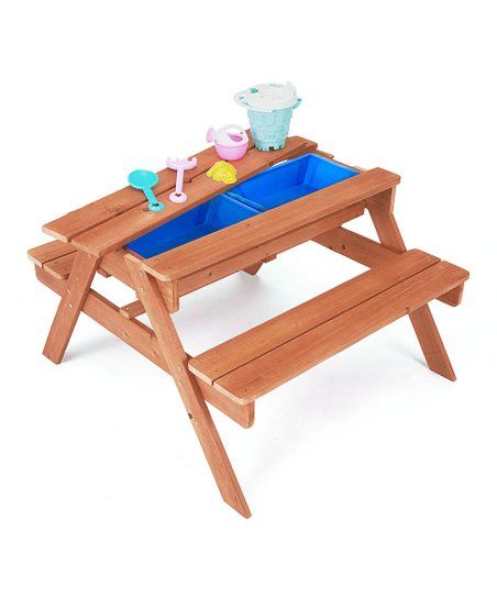 Warm Cherry Outdoor Oasis Sand & Water Play Table | Zulily