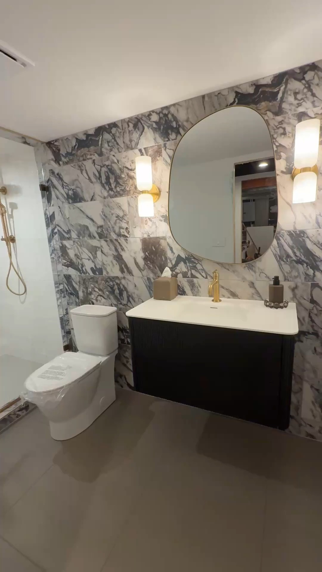 Almost done! I have the 36” vanity option #bathroom #bathroomreno #vanity

#LTKSaleAlert #LTKHome