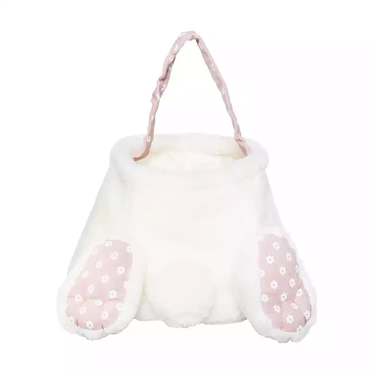 Pink Cottontail Easter Basket | Kirklands