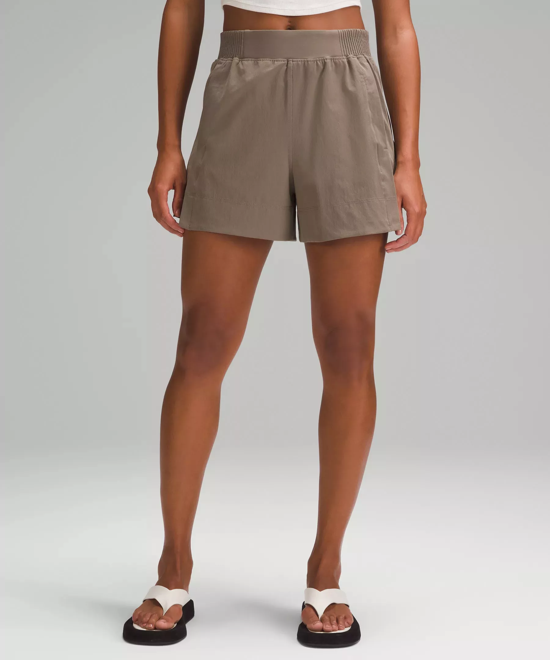 Lululemon athletica Stretch Woven Relaxed-Fit High-Rise Short 4, Women's  Shorts