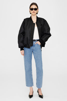 ANINE BING Leon Bomber in Black | Anine Bing