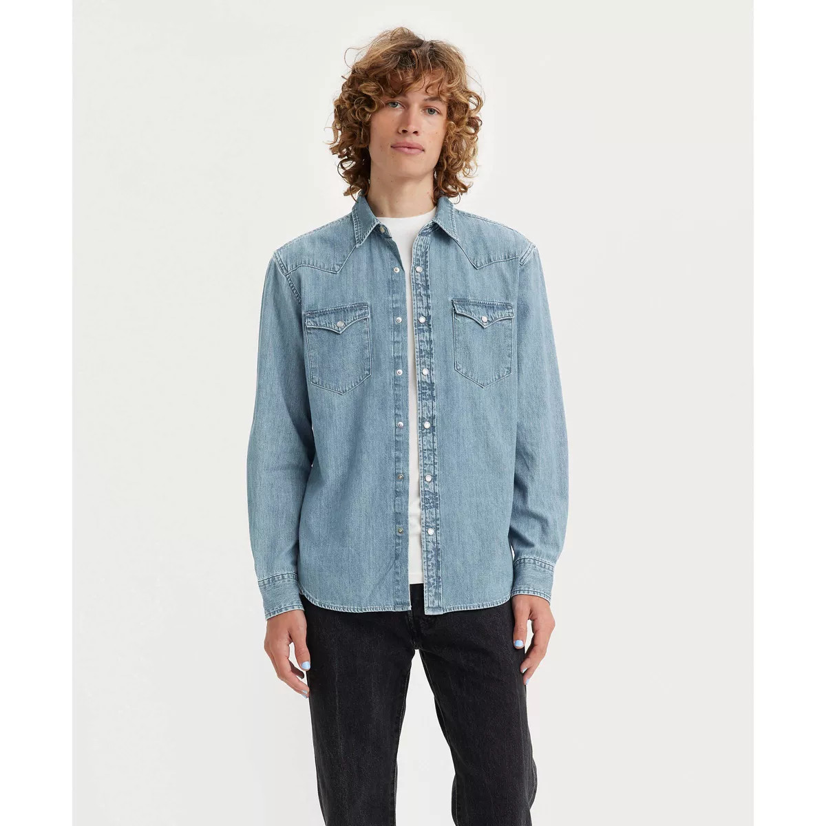 Levi's® Men's Long Sleeve Western Button-Down Shirt | Target