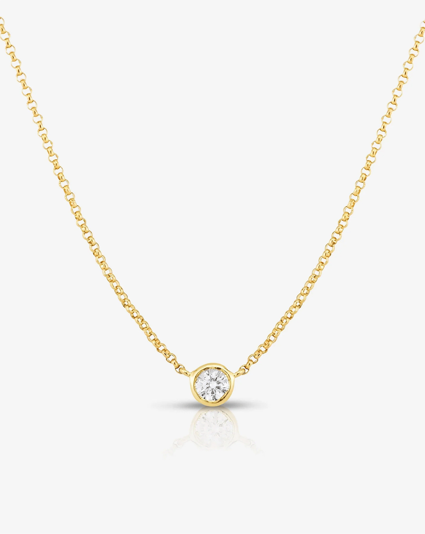 Mixed Shapes Diamond Pendant Necklace | Ring Concierge