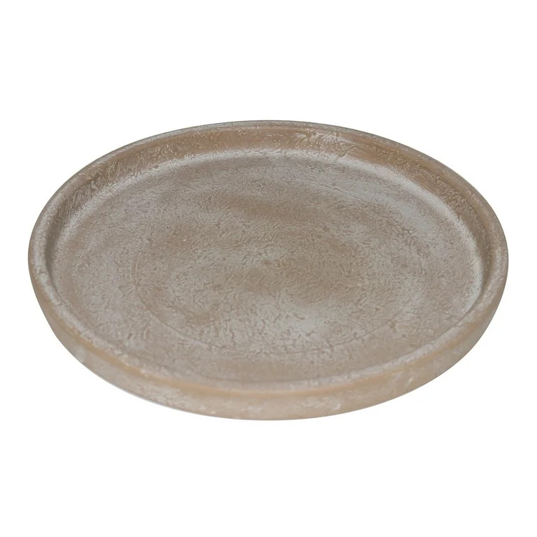 Better Homes & Gardens 8 in. Hand-painted Brown Earthenware Saucer | Walmart (US)