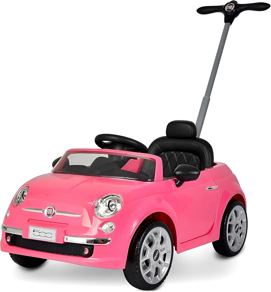 Best Ride On Cars Fiat 500 Push Car, Pink, Large | Amazon (US)
