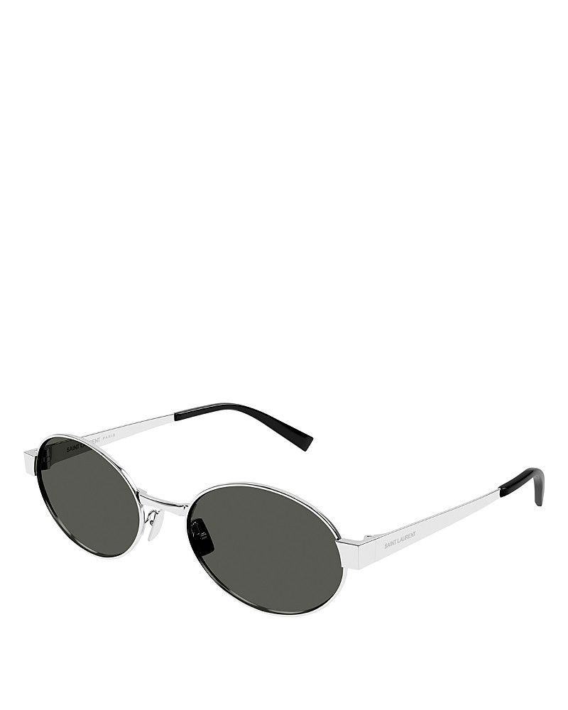 Saint Laurent Fashion Icons Oval Sunglasses, 55mm | Bloomingdale's (US)