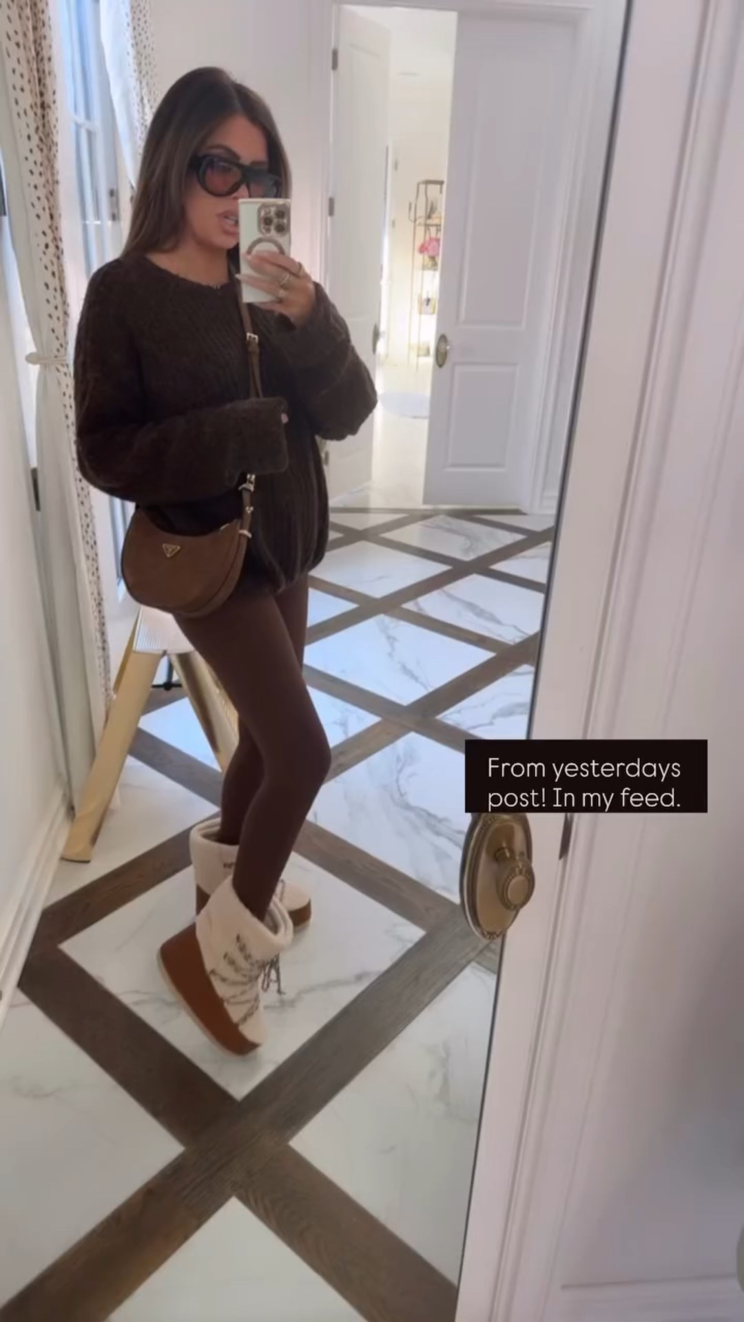 Wearing a size small in this brown sweater! Target finds, Target Haul, Brown Sweater, Chocolate Brown, Moon Boots, Target Boots, Boots, Winter Fashion, Winter Finds, Emily Ann Gemma #LTKootd

#LTKgrwm #LTKootd #LTKSeasonal