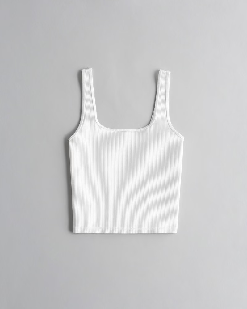 Women's Seamless Square-Neck Tank | Women's Tops | HollisterCo.com | Hollister (US)
