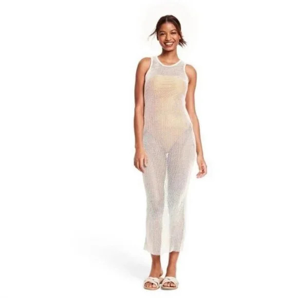 NWT Fe Noel X Target  Crochet Swim Cover Up Dress XS | Poshmark