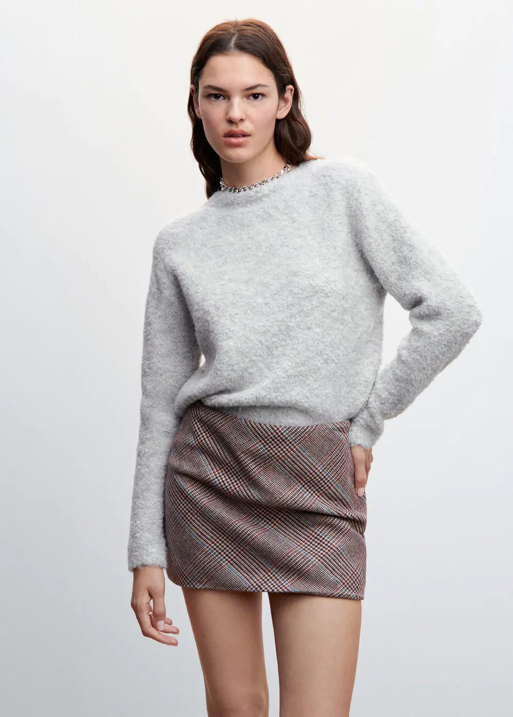 Bouclé sweater | MANGO (US)