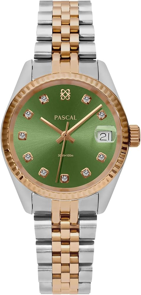 PASCAL Timeless Classic Diamond Watch for Men Women– Swiss Quartz Watch with Lab-Grown Diamonds... | Amazon (US)