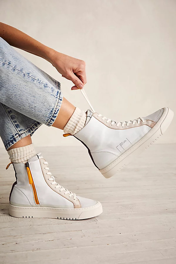 La Jolla Hi Top Sneakers by ONCEPT at Free People, White Cloud, US 10 | Free People (Global - UK&FR Excluded)