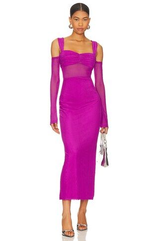 Runaway The Label Lamoura Dress in Plum from Revolve.com | Revolve Clothing (Global)
