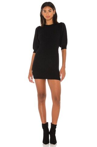 Lovers + Friends Alyssa Mini Dress in Black from Revolve.com | Revolve Clothing (Global)