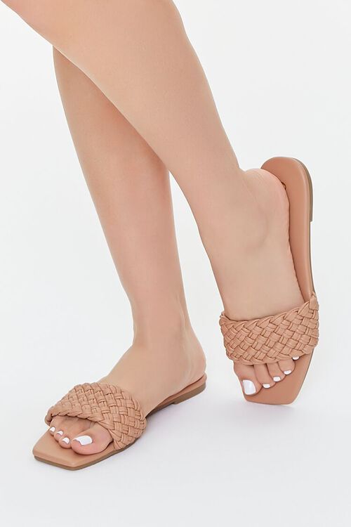 Basketwoven Faux Leather Sandals | Forever 21 | Forever 21 (US)