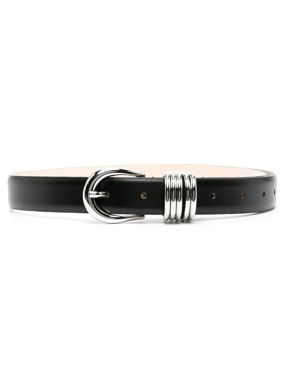 Déhanche Hollyhock black silver belt | Farfetch Global