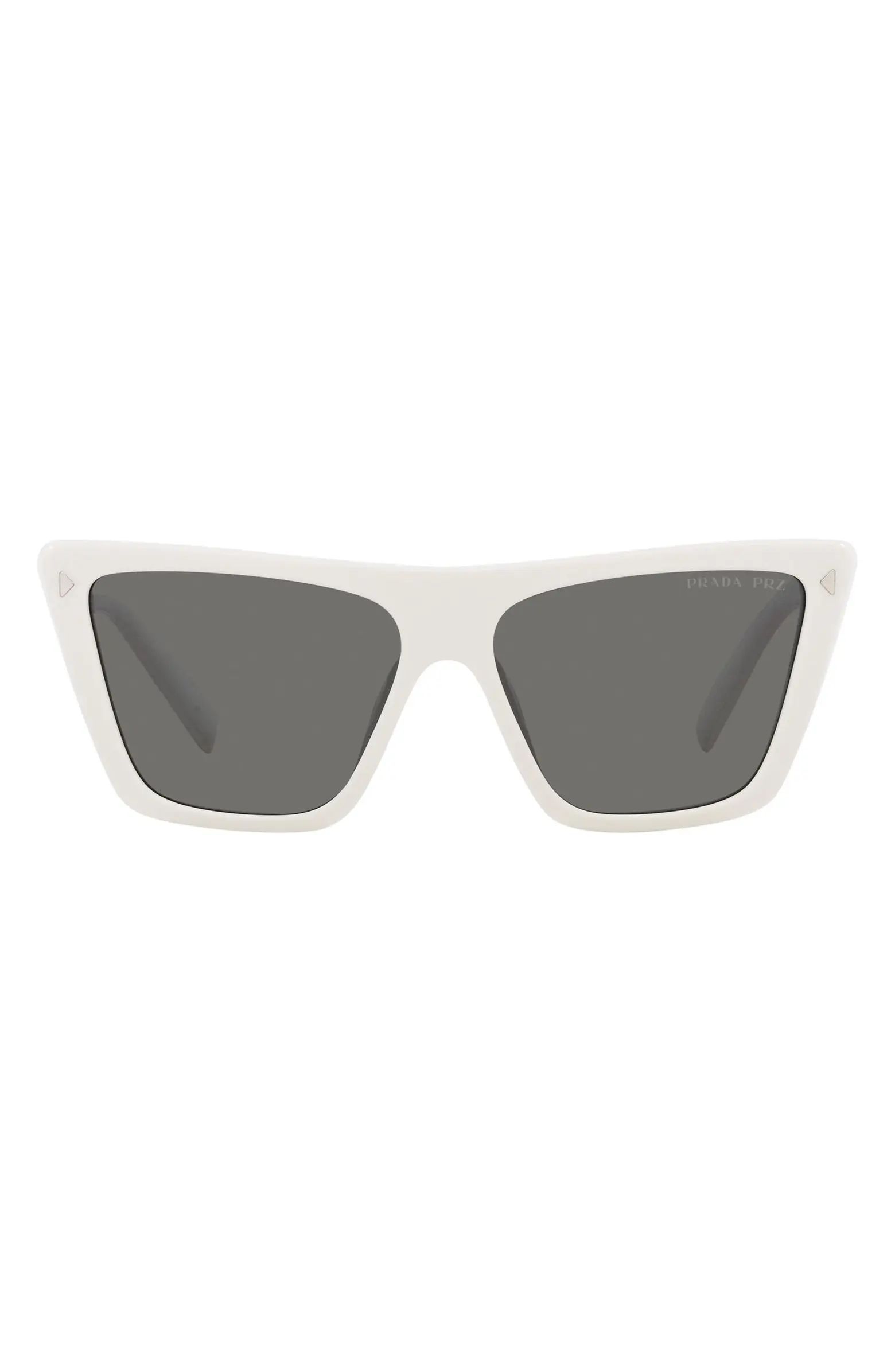 Prada 56mm Polarized Square Sunglasses | Nordstrom | Nordstrom