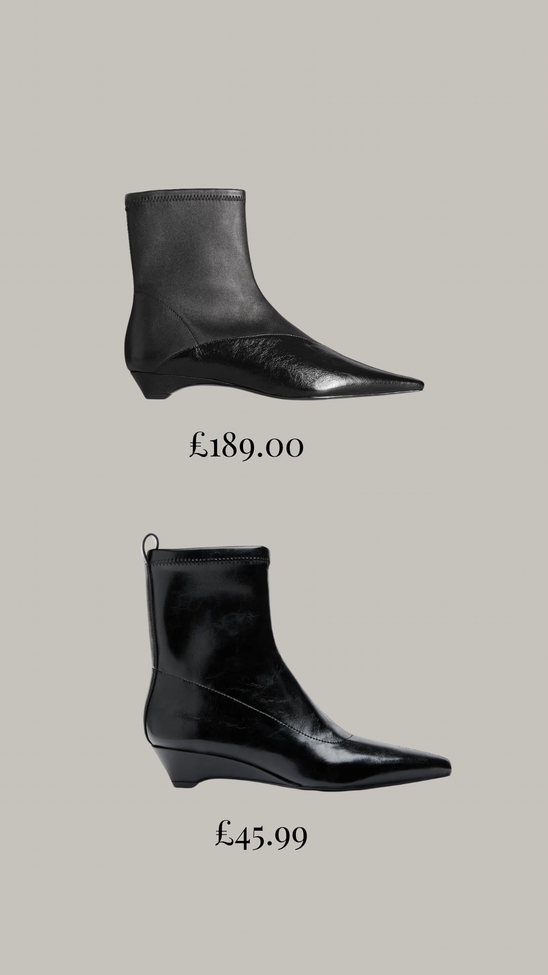 Credit V Debit 

Wedge boots