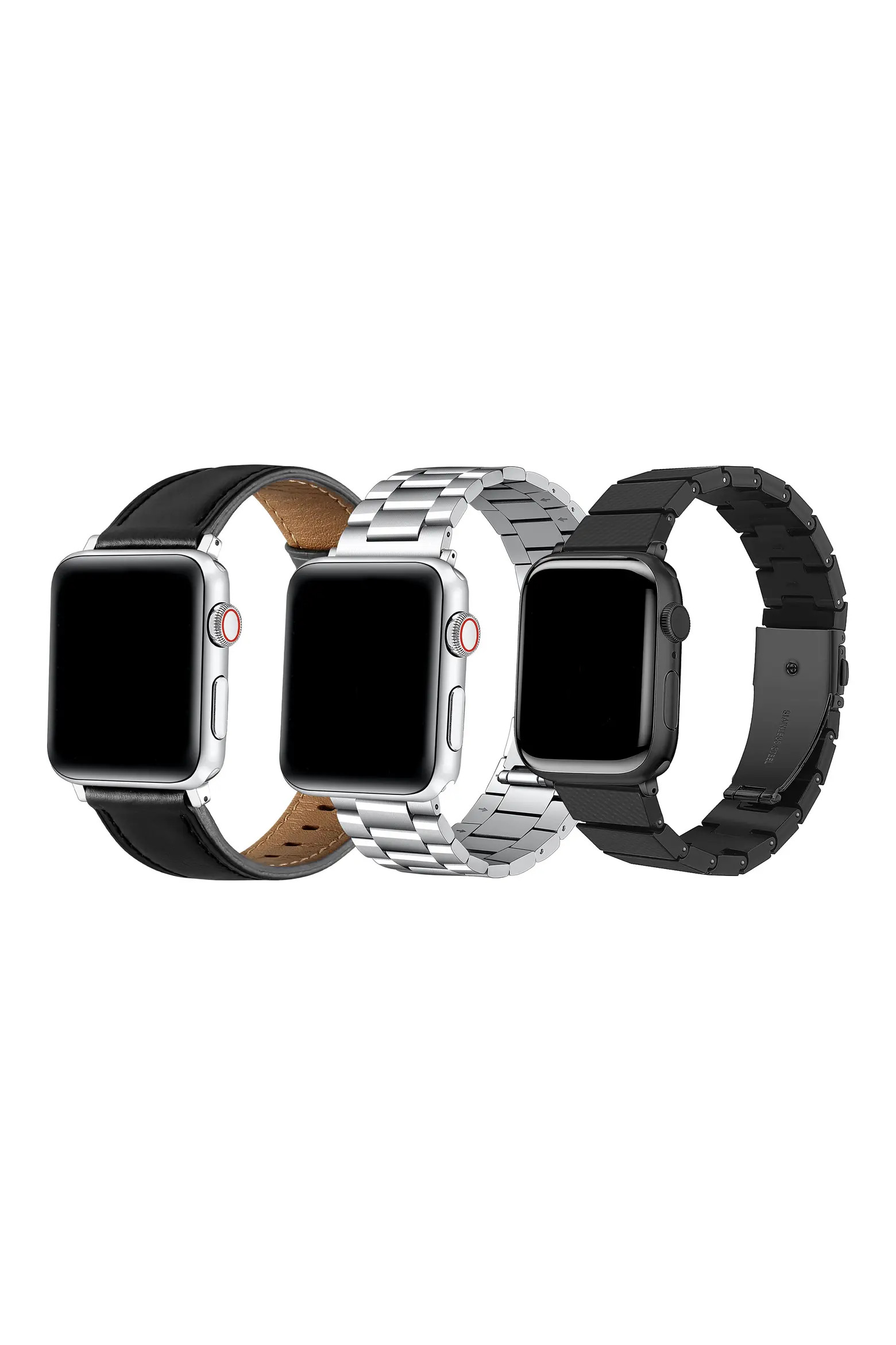 Assorted 3-Pack Apple Watch® Watchbands (Men) | Nordstrom | Nordstrom