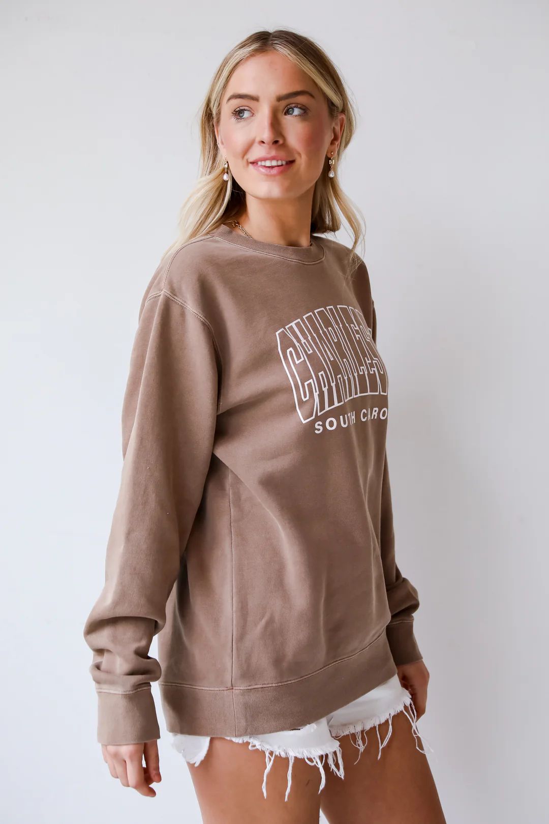 Brown Charleston South Carolina Sweatshirt | Dress Up