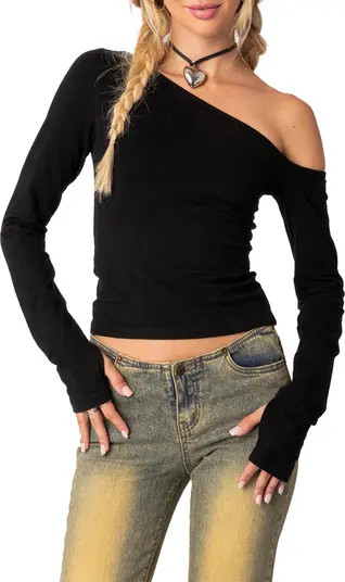 Swan One-Shoulder Top | Nordstrom