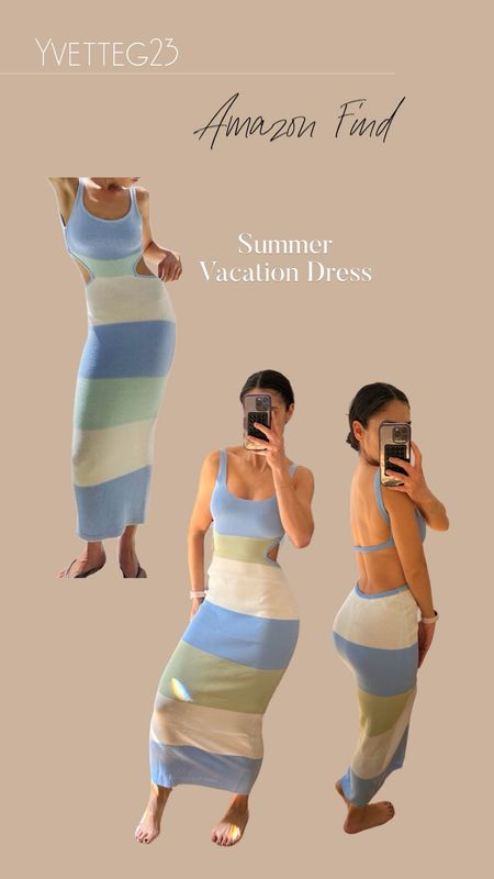 Vacation dress yes please this summer dress is sooo cute wearing a small #dress #vacationdress 

#LTKSpringSale #LTKfindsunder50 #LTKSeasonal