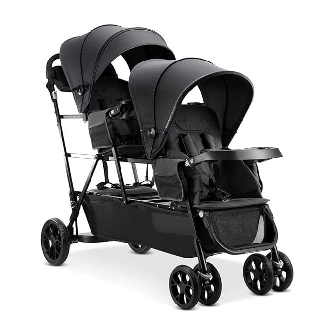 Joovy Big Caboose Triple Stroller with Rear Bench and Standing Platform, Reclining Seats, Optiona... | Amazon (US)