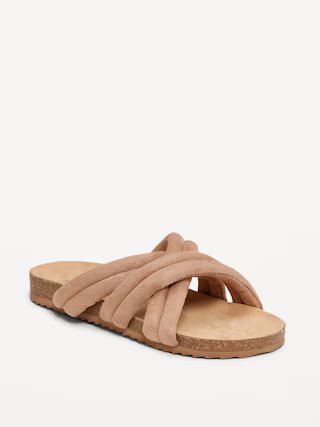 Puffy Strappy Slide Sandals for Girls | Old Navy (US)