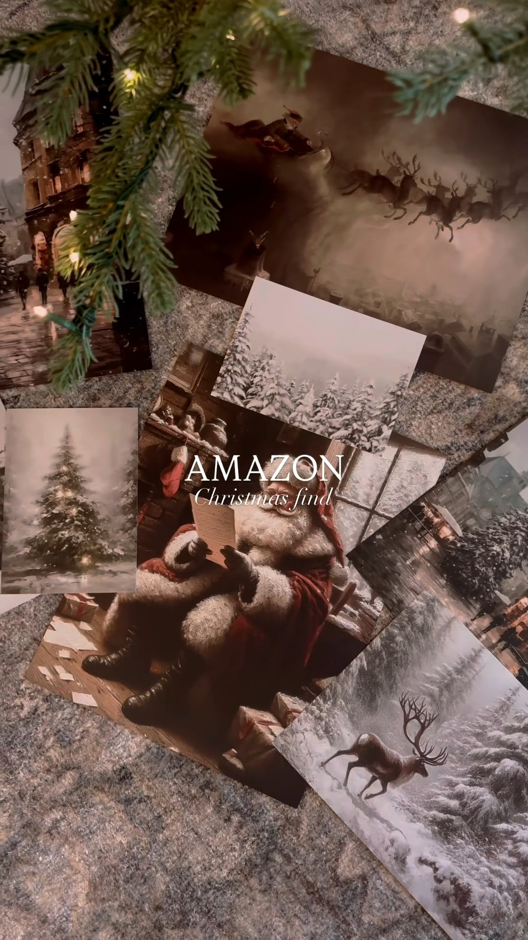 One of my favorite Amazon Christmas finds is back and on sale! 🎄 I used these vintage Christmas art prints in my holiday decor last year, and I loved them so much that I’m bringing them back again this season. I added different frames and styled them around the house, and they make the coziest little festive touch.

🔗 You can comment Xmas and I’ll send the link straight to your DM. 

#christmasdecor
#holidayhomedecor
#christmasaesthetic
#christmasdecorideas
#holidaystyle
#vintagechristmas
#amazonhome
#cozychristmas

#LTKHome #LTKSeasonal