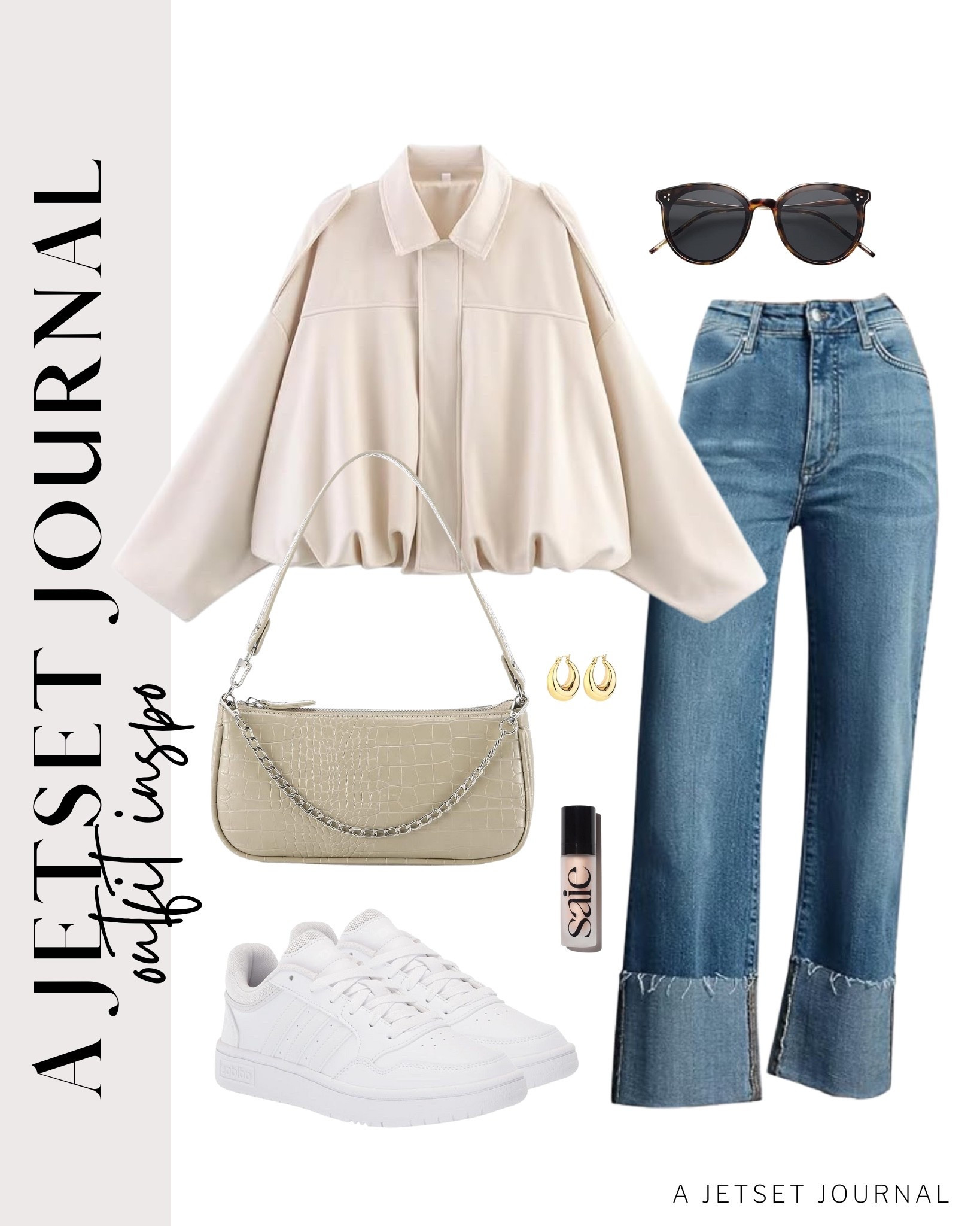 Styling these trendy jackets with jeans for an easy everyday outfit!
wide leg jeans, layering pieces, saie,  studded earrings set, trendy look, viral products, casual outfit idea, how to style, ways to style, amazon fashion, affordable style, shoe inspo, fall outfit, fall style

#LTKU #LTKFindsUnder50 #LTKSeasonal