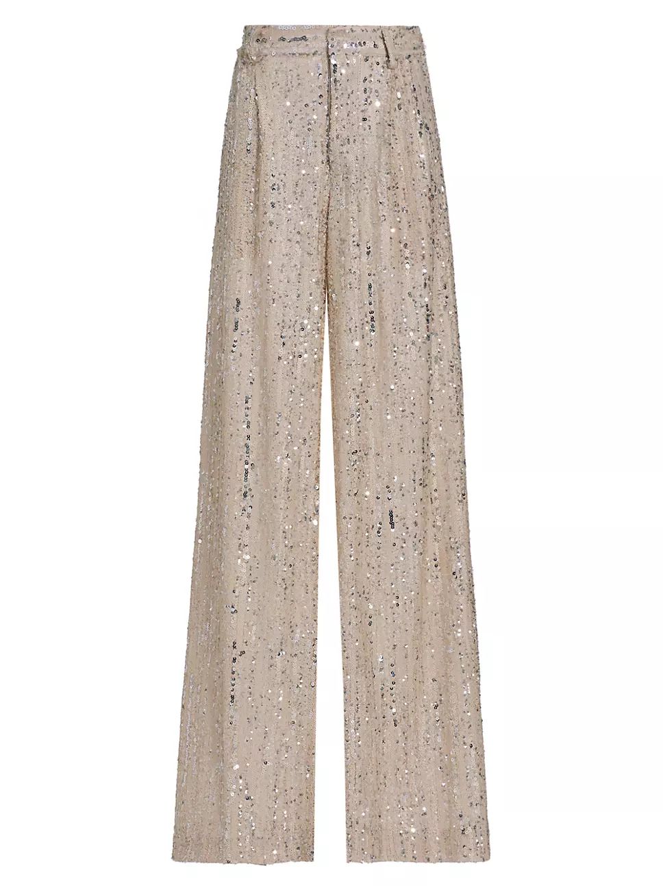 Tate Sequined Wide-Leg Trousers | Saks Fifth Avenue