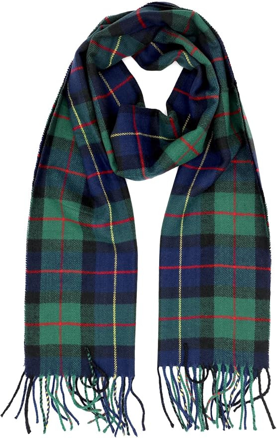 Achillea Soft & Warm Tartan Plaid Checked Cashmere Feel Winter Scarf Unisex | Amazon (US)