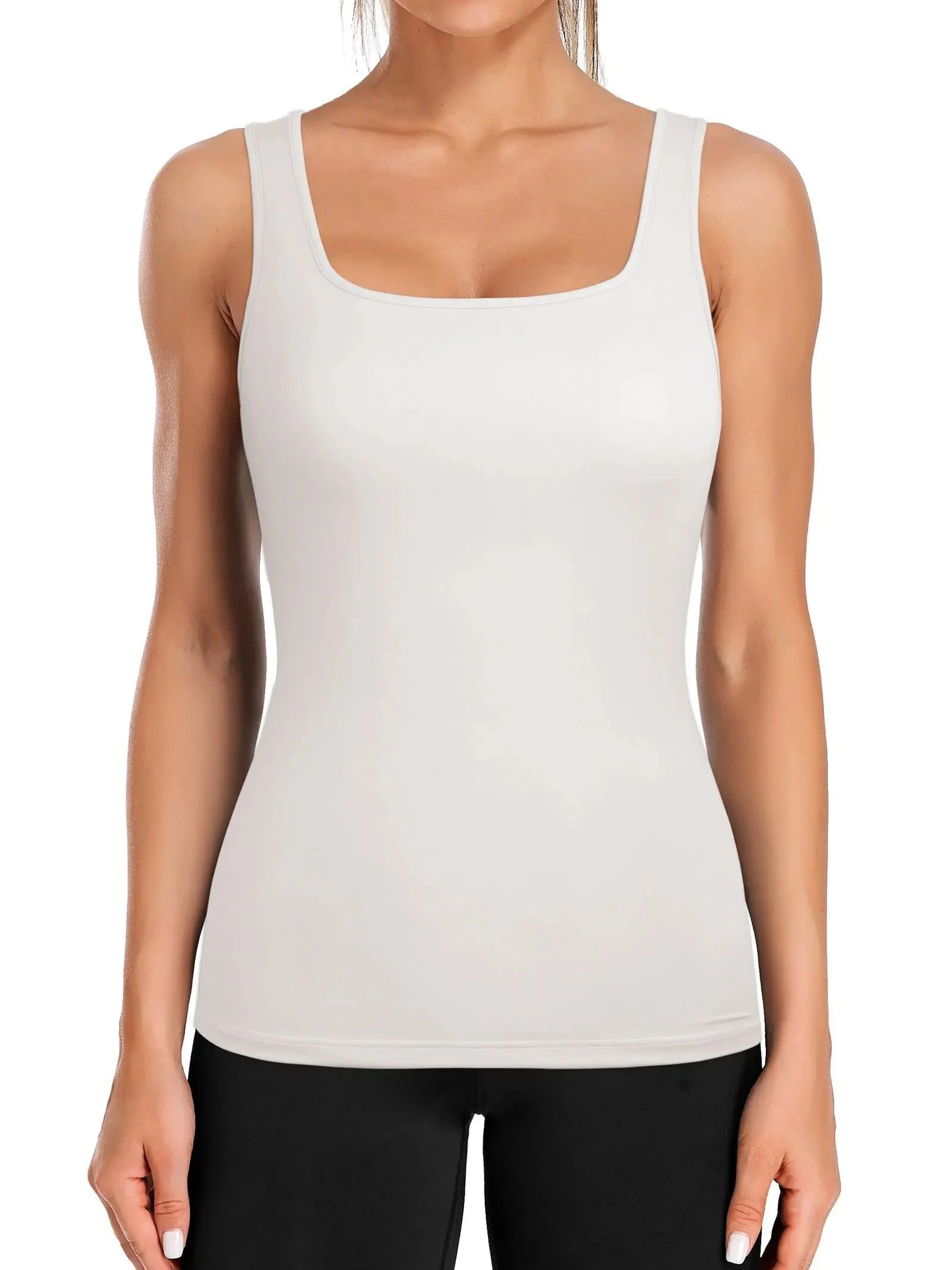 Rosvigor Workout Tank Tops for Women Yoga Summer Tops Dry Fit Shirts | Walmart (US)
