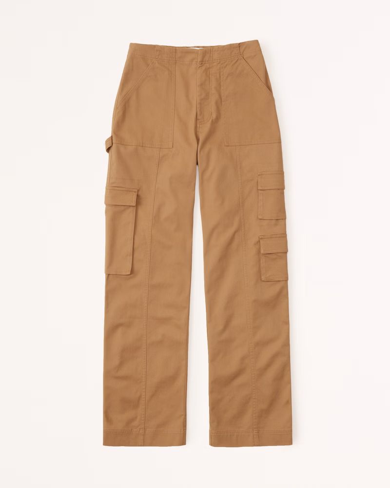 Women's Relaxed Cargo Pants | Women's Bottoms | Abercrombie.com | Abercrombie & Fitch (US)