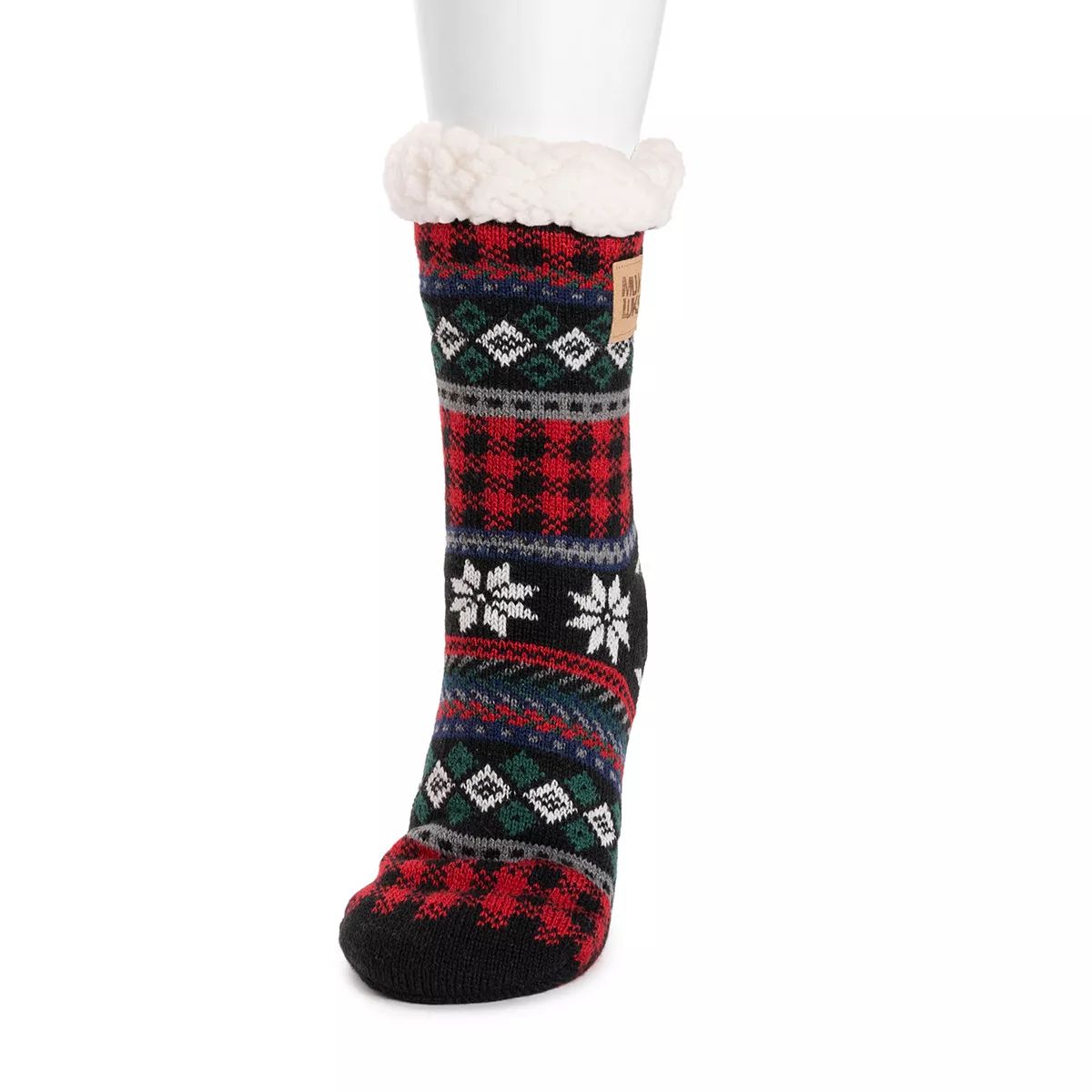 Women's MUK LUKS Patterned Cabin Slipper Socks | Kohl's