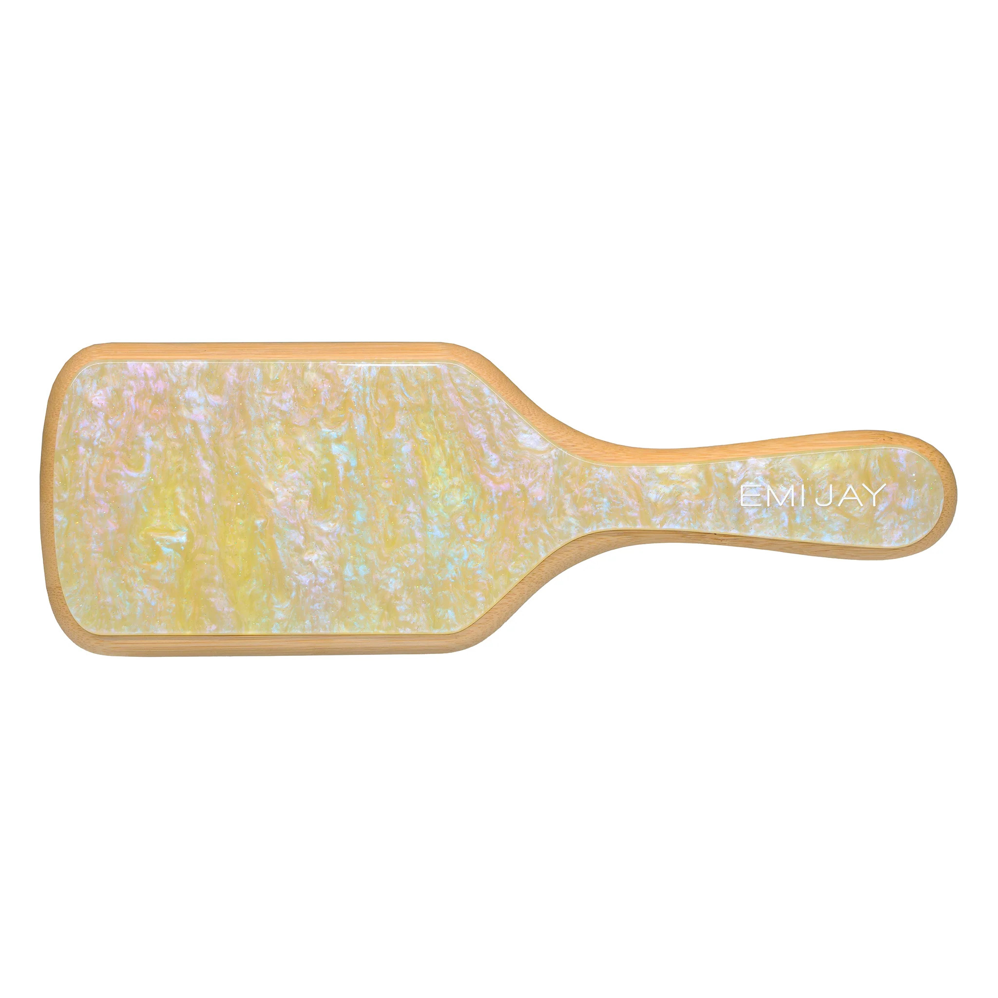 Bamboo Paddle Brush in Lemon Sugar | Emi Jay