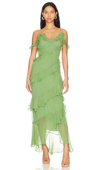 x REVOLVE Maxime Maxi Dress in Light Green | Revolve Clothing (Global)