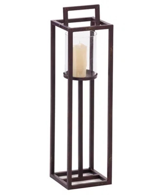 Metal/Glass Floor Lantern Joss & Main Size: 24" H x 6.25" W x 6.25" D | Wayfair North America