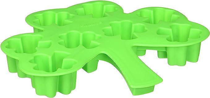 Wilton 8 Cavity Silicone Shamrock Mold | Amazon (US)