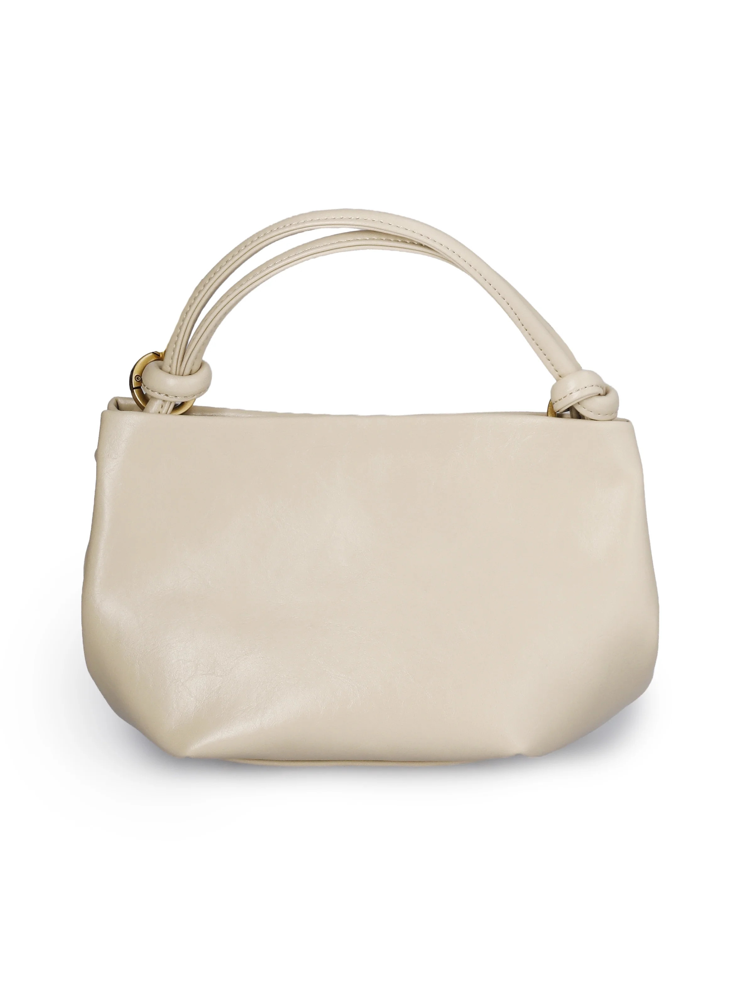 Scoop Women's Faux Leather Mini Satchel Bag, Almond Biscuit | Walmart (US)