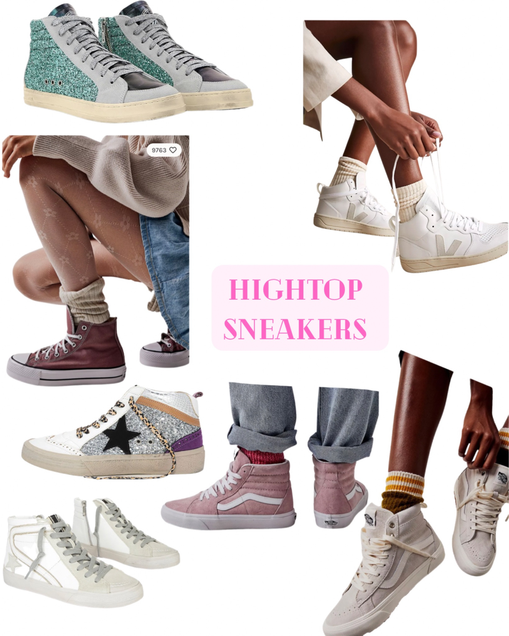 High top sneakers guide ⚡️ black star sneaker is by Vici 
#converse #vans #p448 #veja #hightops #hightopsneakers #sneakers