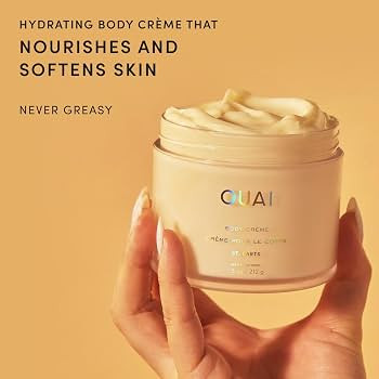 OUAI Body Cream, St. Barts - Hydrating Whipped Body Cream with Cupua\u00e7u Butter, Coconut Oil a... | Amazon (US)