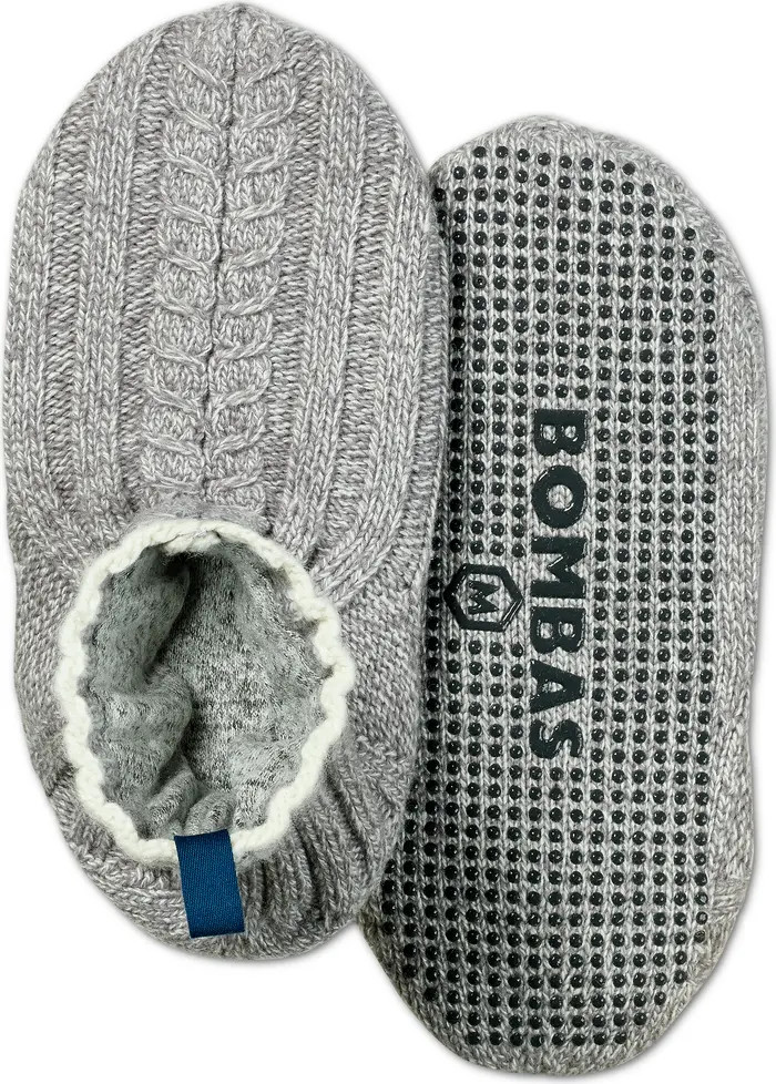 Bombas Cable Knit Gripper Slippers | Nordstrom | Nordstrom