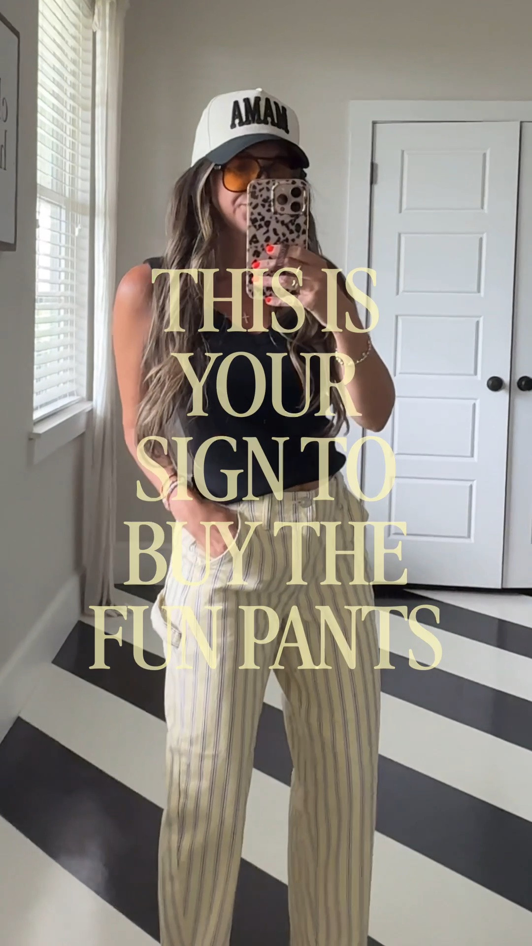 Walmart stripe cargo jean pants for casual everyday outfits. Style them with basics, sandals, or sneakers for an easy summer to fall outfit you can wear on repeat.
Ribbed tank: xs
Walmart stripe cargo pants: tts
Code Michelle15 on etta & east hat
@Walmart
Teacher outfits summer outfits over 40

#LTKootd #LTKgrwm #LTKmomlife