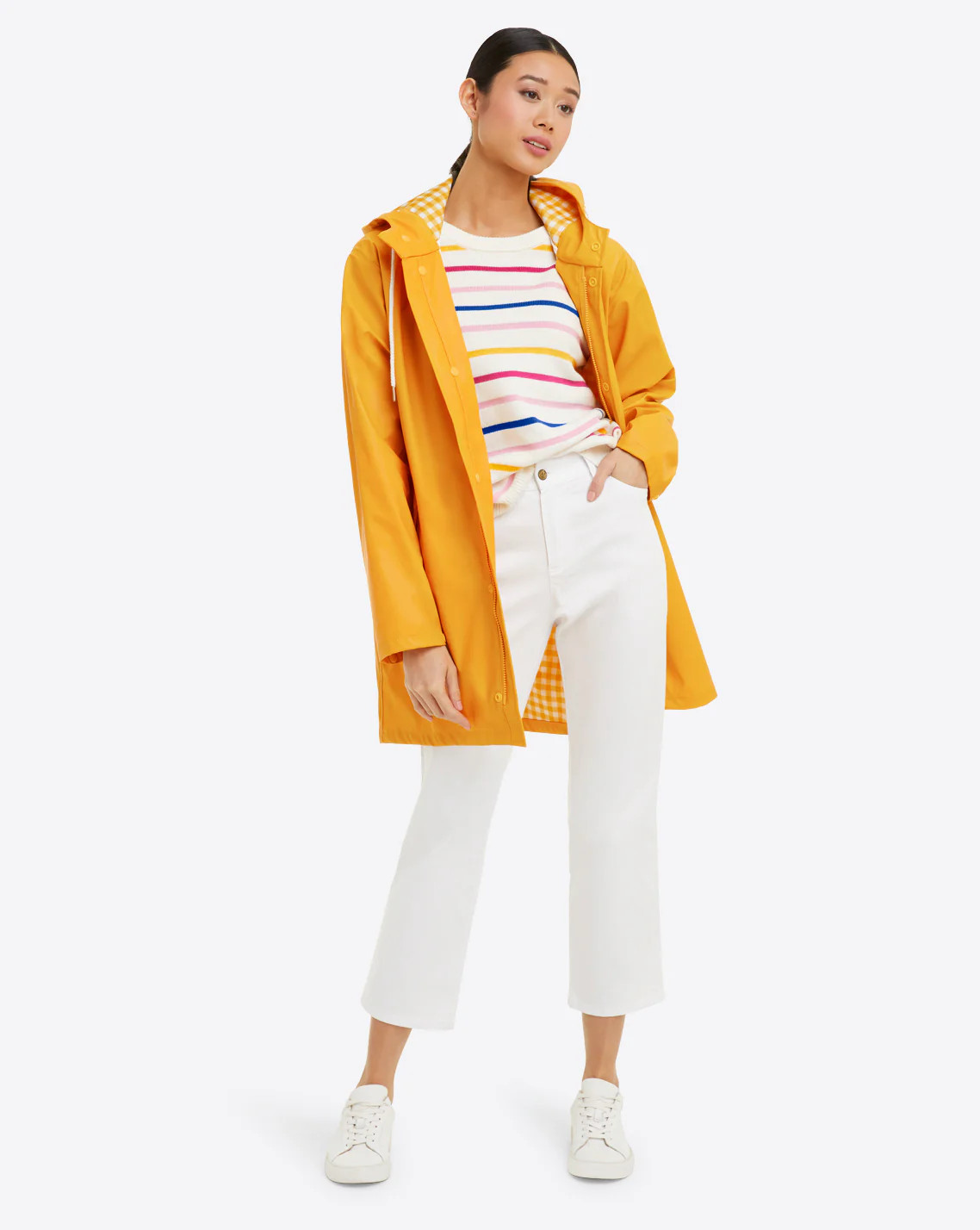 Rain Jacket in Yellow | Draper James (US)