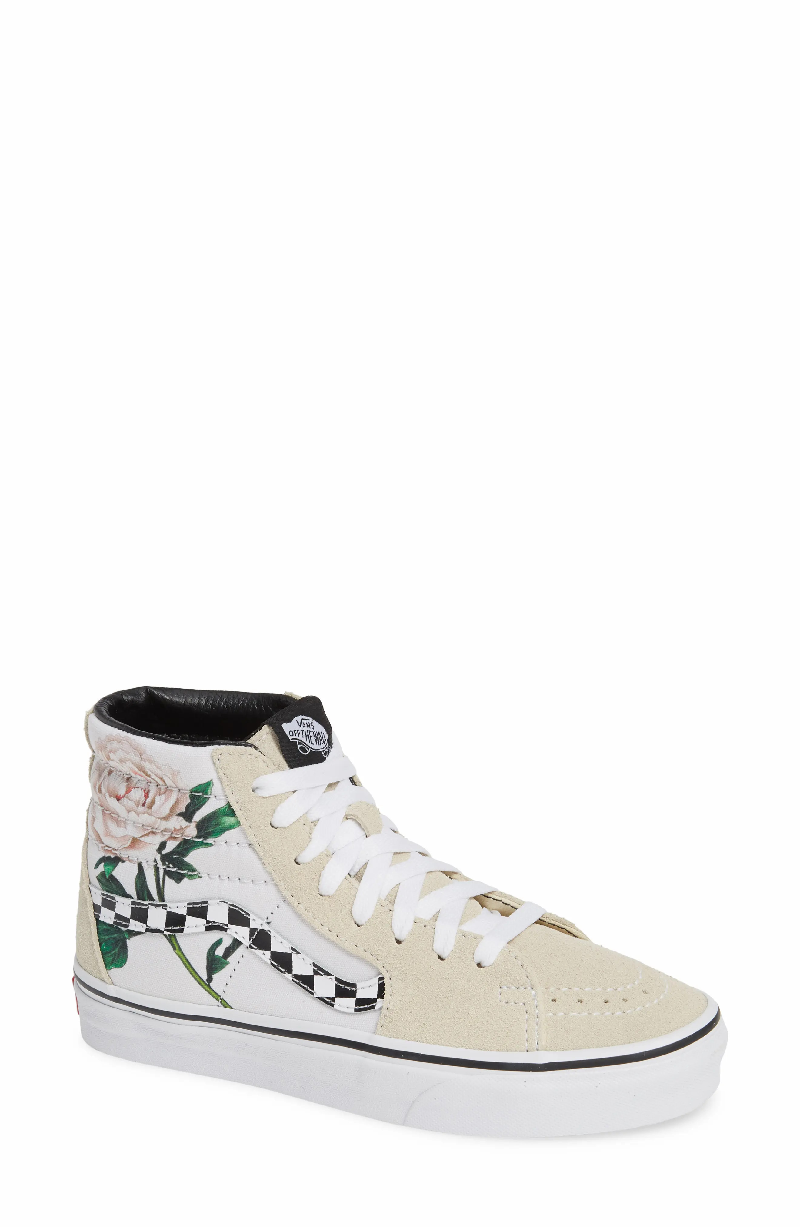 Sk8-Hi Checker Floral High Top Sneaker | Nordstrom