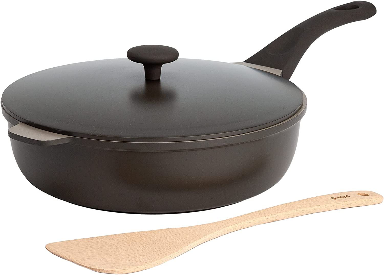 Goodful All-In-One Nonstick Pan and Lid with Beechwood Turner, Replaces Multiple Pots and Pans, H... | Amazon (US)