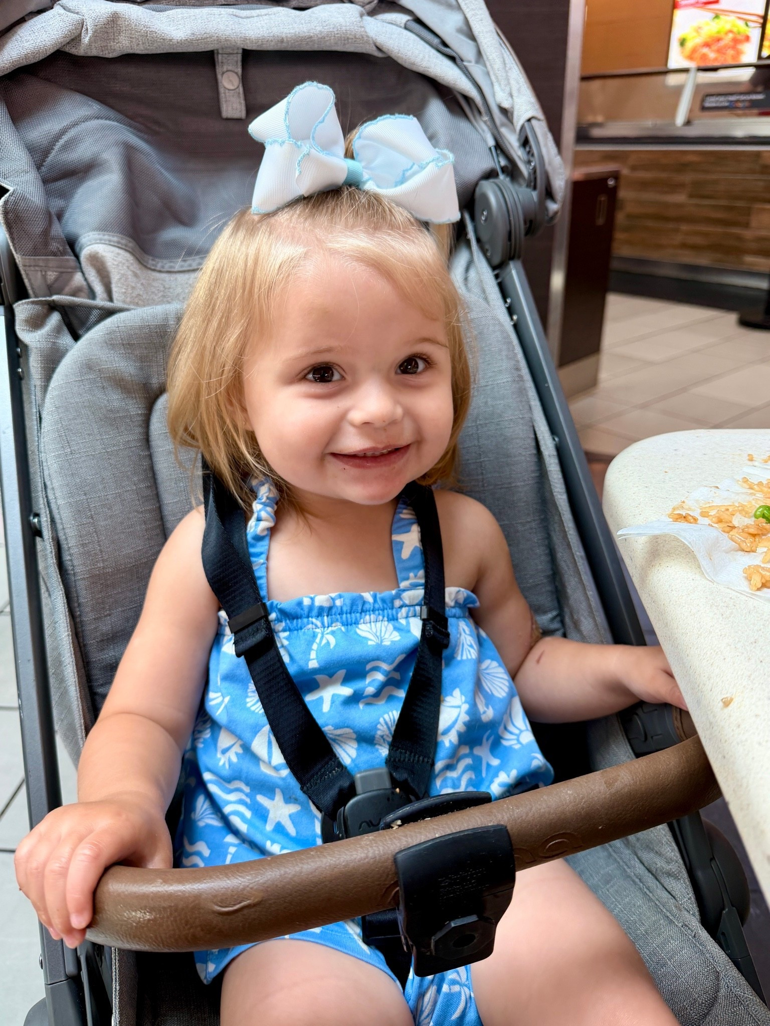This little Walmart outfit for toddlers is so cute and comfy, but it does run big so we sized down to 18 months.